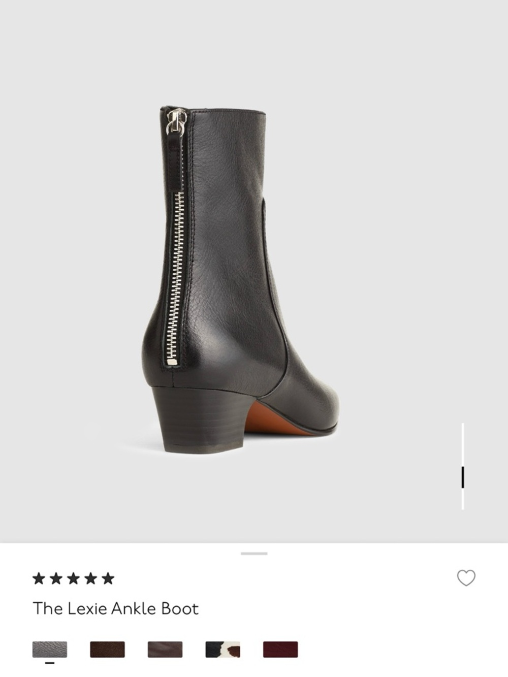 Madewell Lexie Ankle Boot - Black - Picture 3 of 5